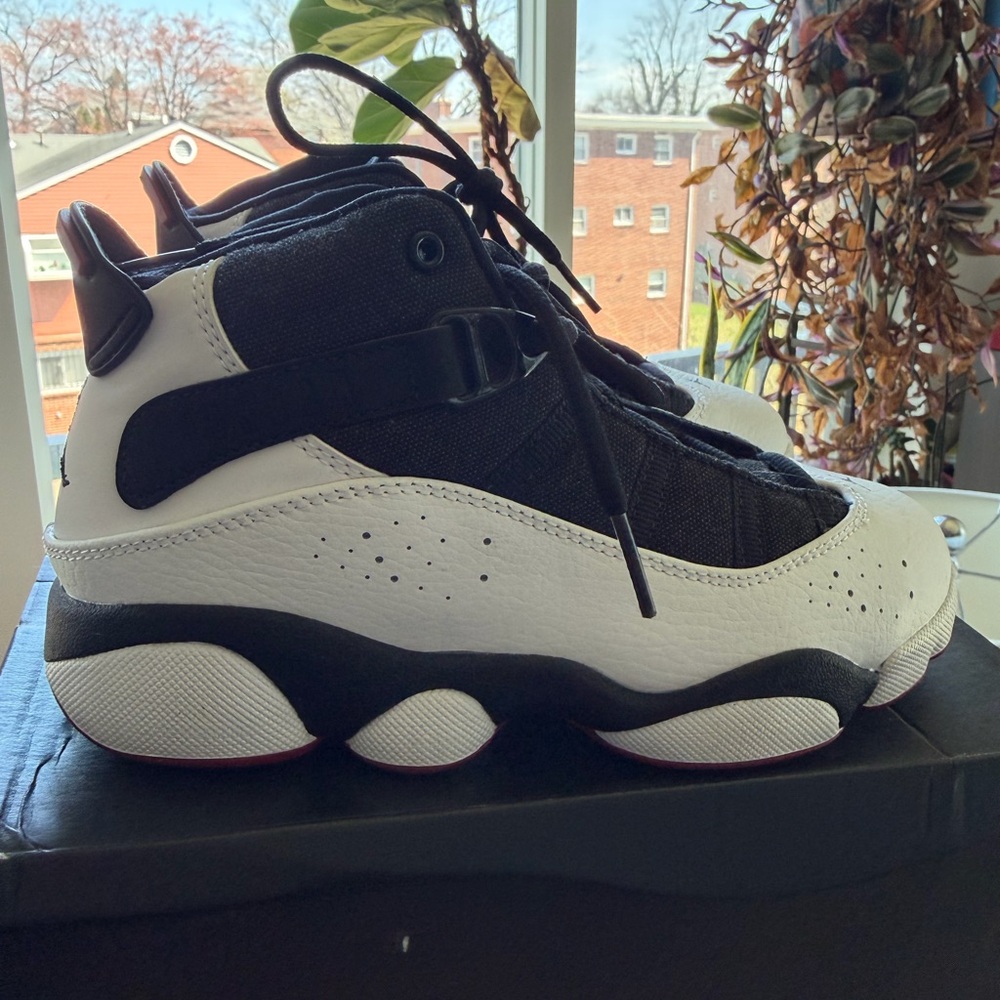 Nike Kids Black and White High-Top Sneakers